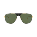 Cartier Aviator-Frame Metal Sunglasses — Gold – Green CT0037S 30002164 002