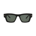 Valentino Square-Frame Injection Sunglasses — Black