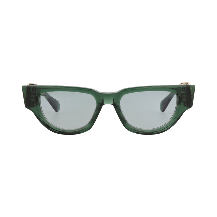 Valentino Cat Eye-Frame Injection Sunglasses — Green