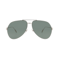 Cartier Aviator-Frame Metal Sunglasses — Silver – Green CT0110S 30003109 008