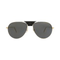 Cartier Aviator-Frame Metal Sunglasses — Gold – Grey CT0038S 30002166 015