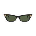 Valentino Cat Eye-Frame Acetate Sunglasses — Black