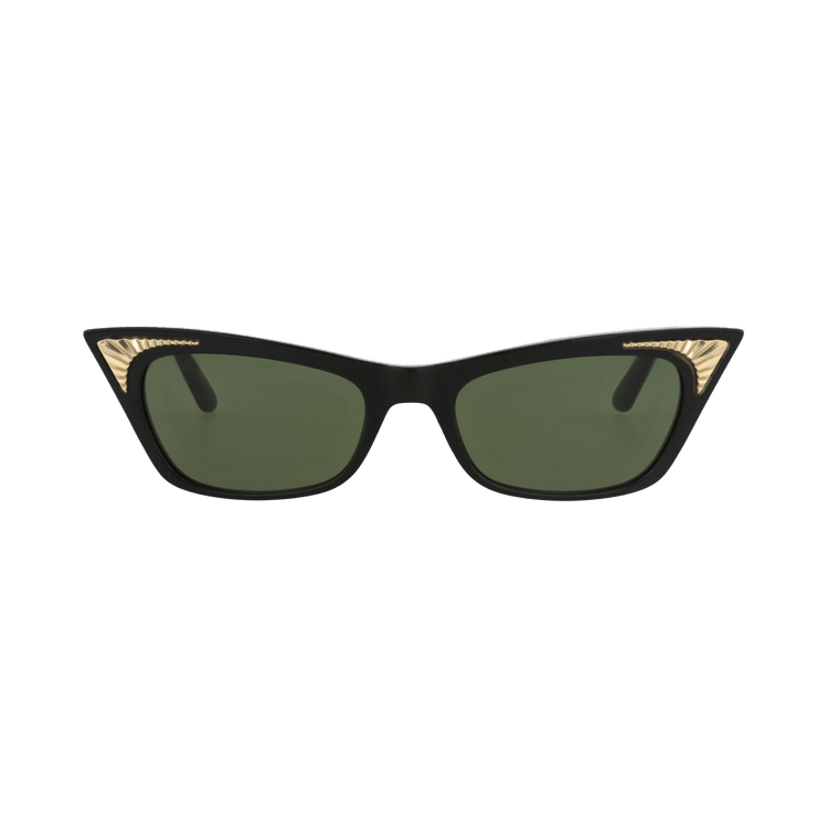 Valentino Cat Eye-Frame Acetate Sunglasses — Black