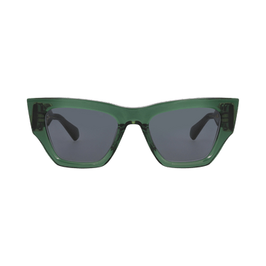 Valentino Cat Eye-Frame Acetate Sunglasses — Green – Grey 166D 52