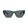 Valentino Cat Eye-Frame Acetate Sunglasses — Green – Grey 166D 52