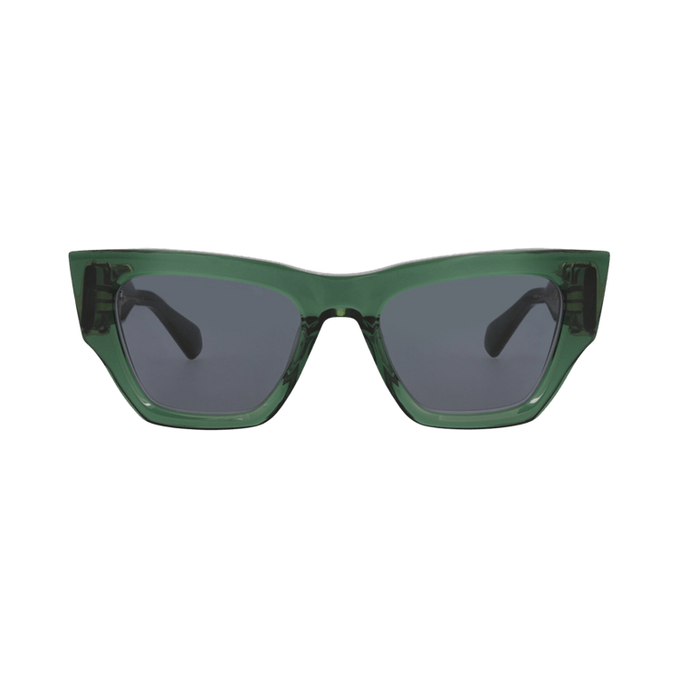 Valentino Cat Eye-Frame Acetate Sunglasses — Green – Grey 166D 52