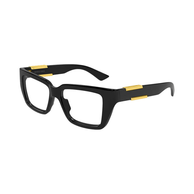 Bottega Veneta Rectangular Sunglasses — Black – BV1455O 001