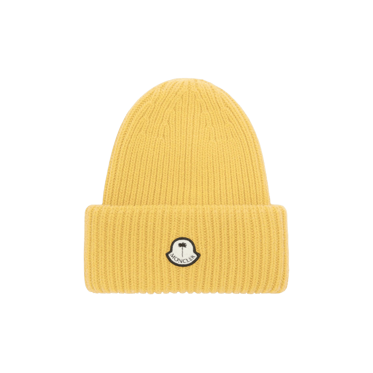 Moncler x Palm Angels Tricot Beanie Hat 'Yellow'