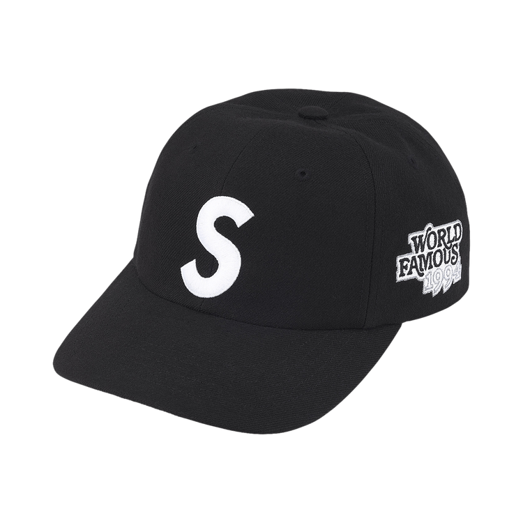 Supreme World Famous S Logo 6-Panel 'Black' – SS26H11