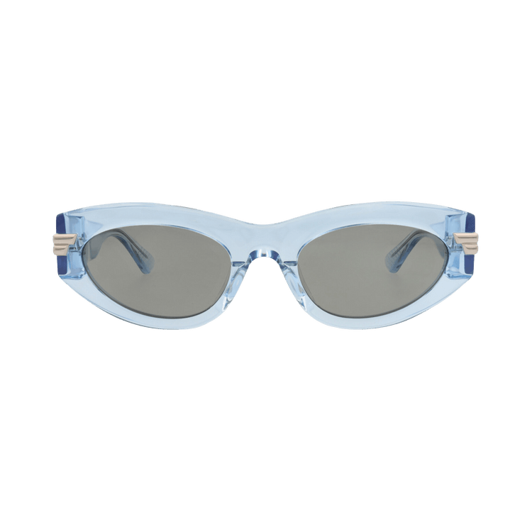 Bottega Veneta Cat Eye-Frame Acetate Sunglasses — Blue