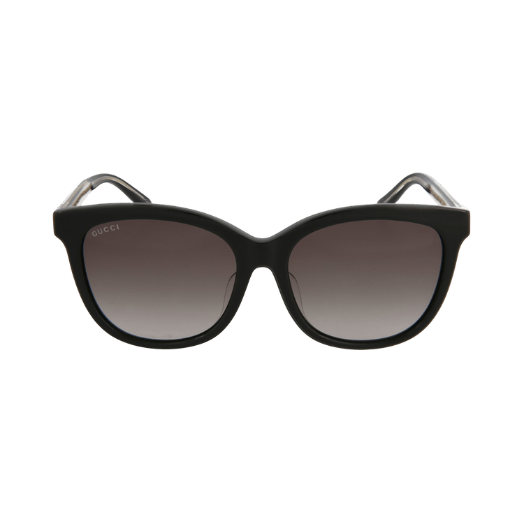 Gucci Square-Frame Acetate Sunglasses — Black – Shiny GG0082SK 30001053 001