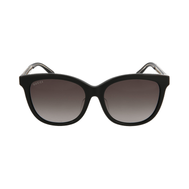 Gucci Square-Frame Acetate Sunglasses — Black – Shiny GG0082SK 30001053 001