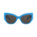 Balenciaga Cat Eye-Frame Recycled Acetate Sunglasses — Blue – Light Grey BB0322S 30014887 006