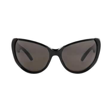 Balenciaga Cat Eye-Frame Bio Injection Rilsan Sunglasses — Black