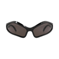 Balenciaga Shield-Frame Bio Injection Sunglasses — Black – Grey BB0314S 30014767 001