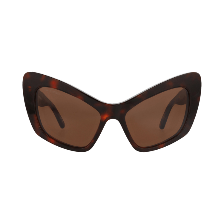 Balenciaga Cat Eye-Frame Recycled Acetate Sunglasses — Brown – Havana BB0293S 30014518 002