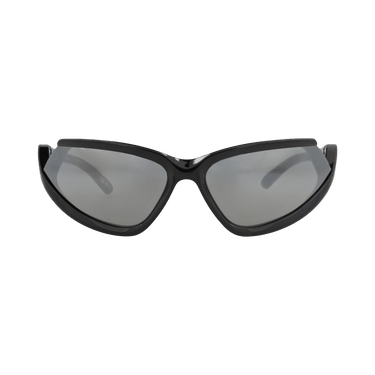 Balenciaga Shield-Frame Bio Injection Sunglasses — Black – Silver BB0289S 30014531 001