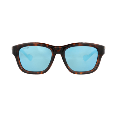 Gucci Square-Frame Injection Sunglasses — Brown – Havana Blue GG1630S 30014936 002
