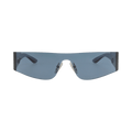 Balenciaga Shield-Frame Nylon Sunglasses — Blue
