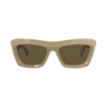 Bottega Veneta Square-Frame Recycled Acetate Sunglasses — Brown – BV1283S 30015203 003
