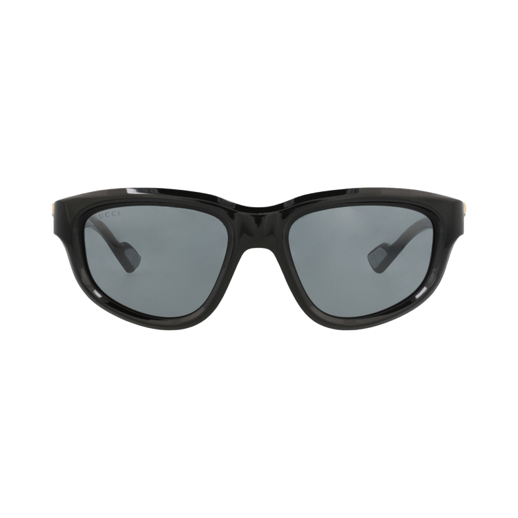 Gucci Round-Frame Injection Sunglasses — Black – Grey GG1622S 30014933 001