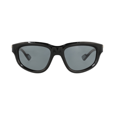 Gucci Round-Frame Injection Sunglasses — Black – Grey GG1622S 30014933 001
