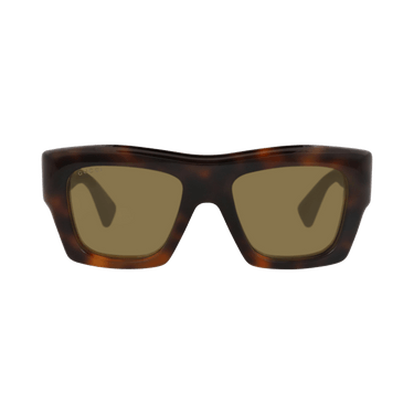 Gucci Square-Frame Recycled Acetate Sunglasses — Brown – Havana GG1772S 30015634 007