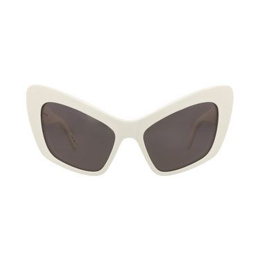 Balenciaga Cat Eye-Frame Recycled Acetate Sunglasses — White – Grey BB0293S 30014518 003