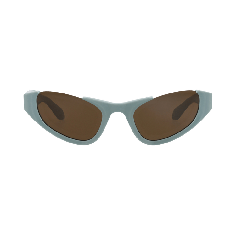 Alaïa Cat Eye-Frame Recycled Acetate Sunglasses — Blue – Brown AA0076S 30015128 004