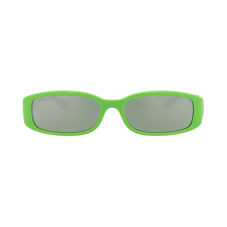 Gucci Square-Frame Injection Sunglasses — Green