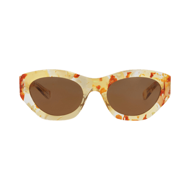 Chloé Cat Eye-Frame Recycled Acetate Sunglasses — Copper