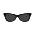 Gucci Cat Eye-Frame Acetate Sunglasses — Black – Grey GG0598S 30008105