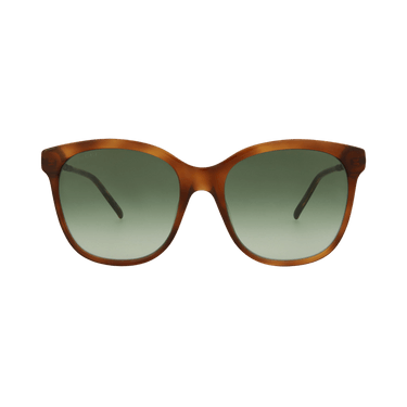 Gucci Square-Frame Acetate Sunglasses — Brown – Havana Gold Green GG0654S 30008562 002