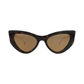 Gucci Cat Eye-Frame Injection Sunglasses — Brown – Havana Gold GG1565S 30014838 002