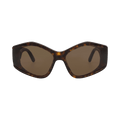Balenciaga Cat Eye-Frame Recycled Acetate Sunglasses — Brown – Havana BB0302S 30014520 002