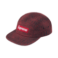 Supreme Stitched Old English Denim Camp Cap 'Red'