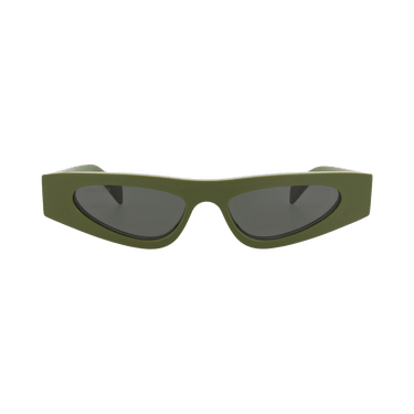 Gucci Cat Eye-Frame Recycled Acetate Sunglasses — Green – Grey GG1779S 30015942 007