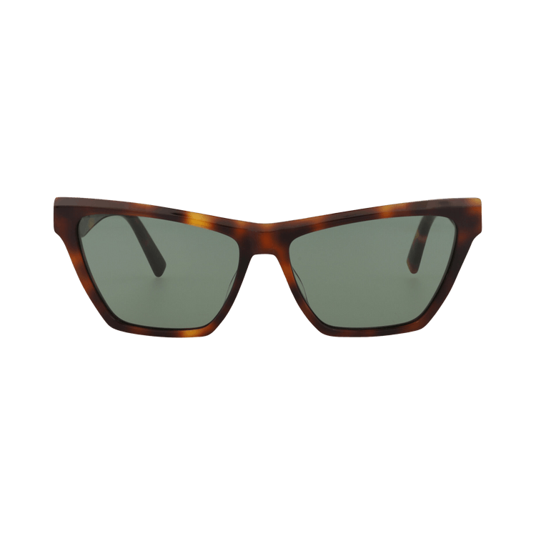 Saint Laurent Cat Eye-Frame Acetate Sunglasses — Brown