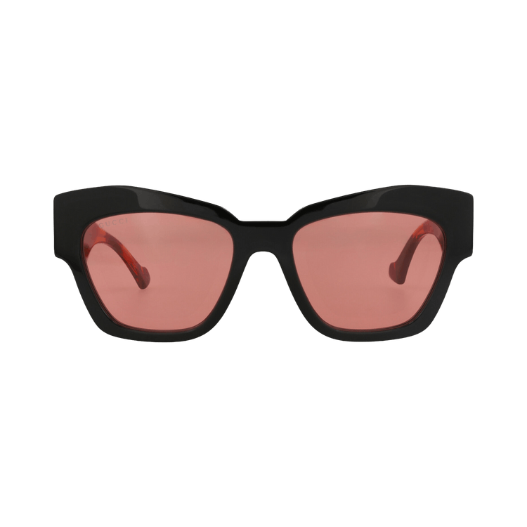 Gucci Cat Eye-Frame Recycled Acetate Sunglasses — Black – Havana Orange GG1422S 30014473 005