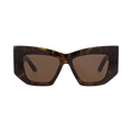 Alexander McQueen Cat Eye-Frame Recycled Acetate Sunglasses — Brown – AM0448S 30015163