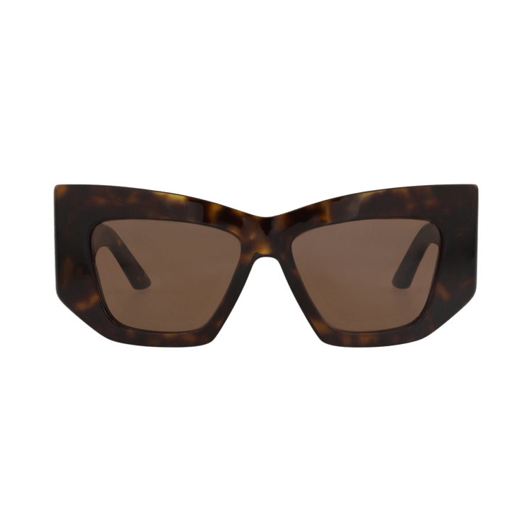 Alexander McQueen Cat Eye-Frame Recycled Acetate Sunglasses — Brown – AM0448S 30015163