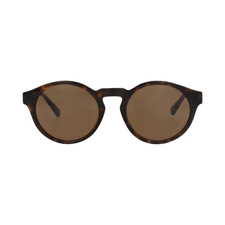 Chloé Round-Frame Recycled Acetate Sunglasses — Brown – Havana CC0014S30014101 006