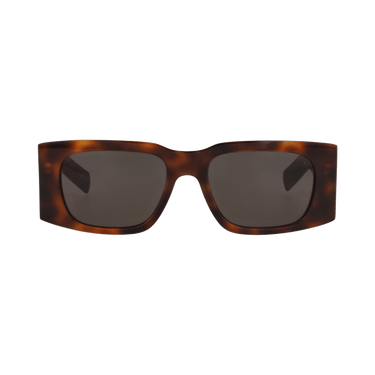 Saint Laurent Square-Frame Recycled Acetate Sunglasses — Brown – Havana Black SL654 30014963 003