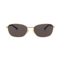 Bottega Veneta Square-Frame Metal Sunglasses — Gold – Grey BV1300S 30015211 001