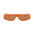 Gucci Square-Frame Recycled Acetate Sunglasses — Orange – Brown GG1771S 30015633 007
