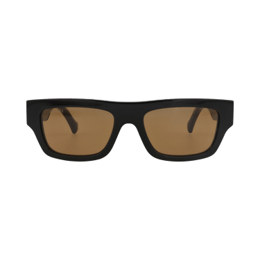 Gucci Square-Frame Recycled Acetate Sunglasses — Black – Havana Brown GG1301S 30013924 004