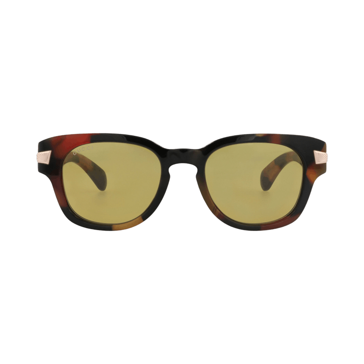 Gucci Round-Frame Recycled Acetate Sunglasses — Brown – Havana GG1518S 30014796 003