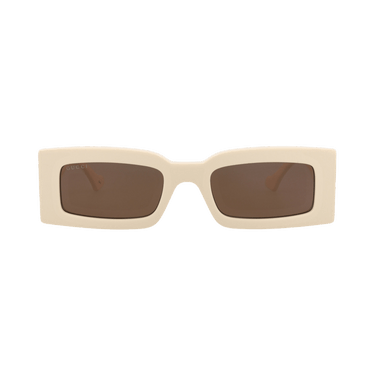 Gucci Square-Frame Recycled Acetate Sunglasses — Cream – Brown GG1425S 30014487 004