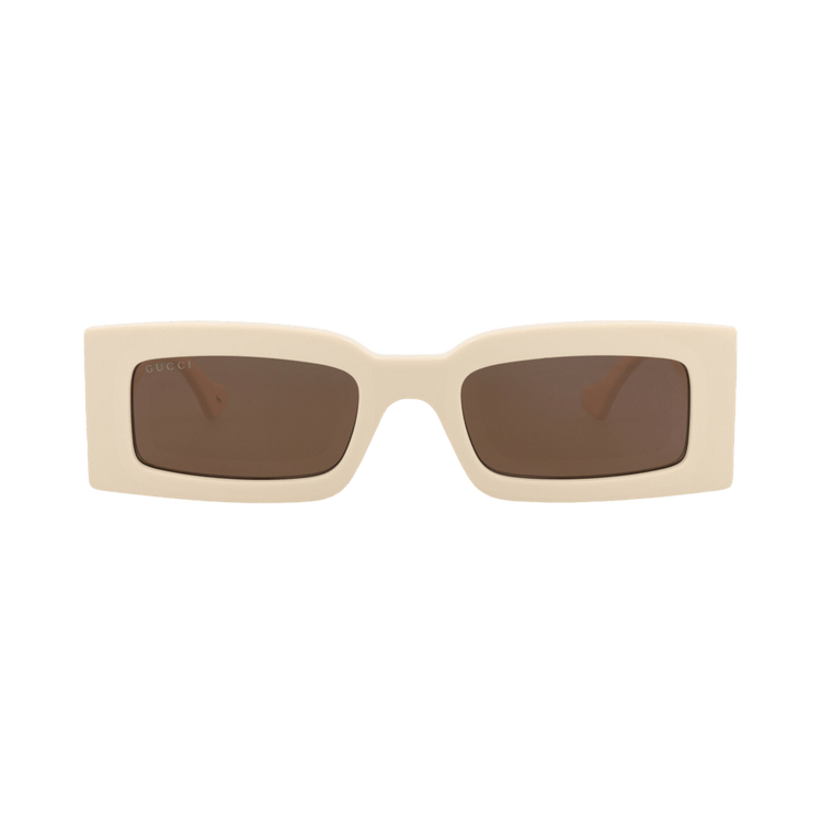 Gucci Square-Frame Recycled Acetate Sunglasses — Cream – Brown GG1425S 30014487 004