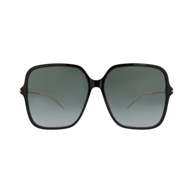 Gucci Square-Frame Recycled Acetate Sunglasses — Black – Gold Grey GG1267SA 30013950 001